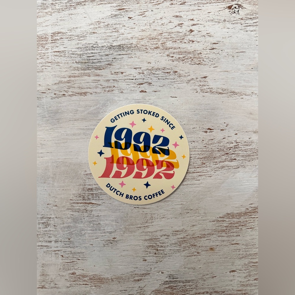 Dutch Bros 1992 Sticker - Picture 2 of 2
